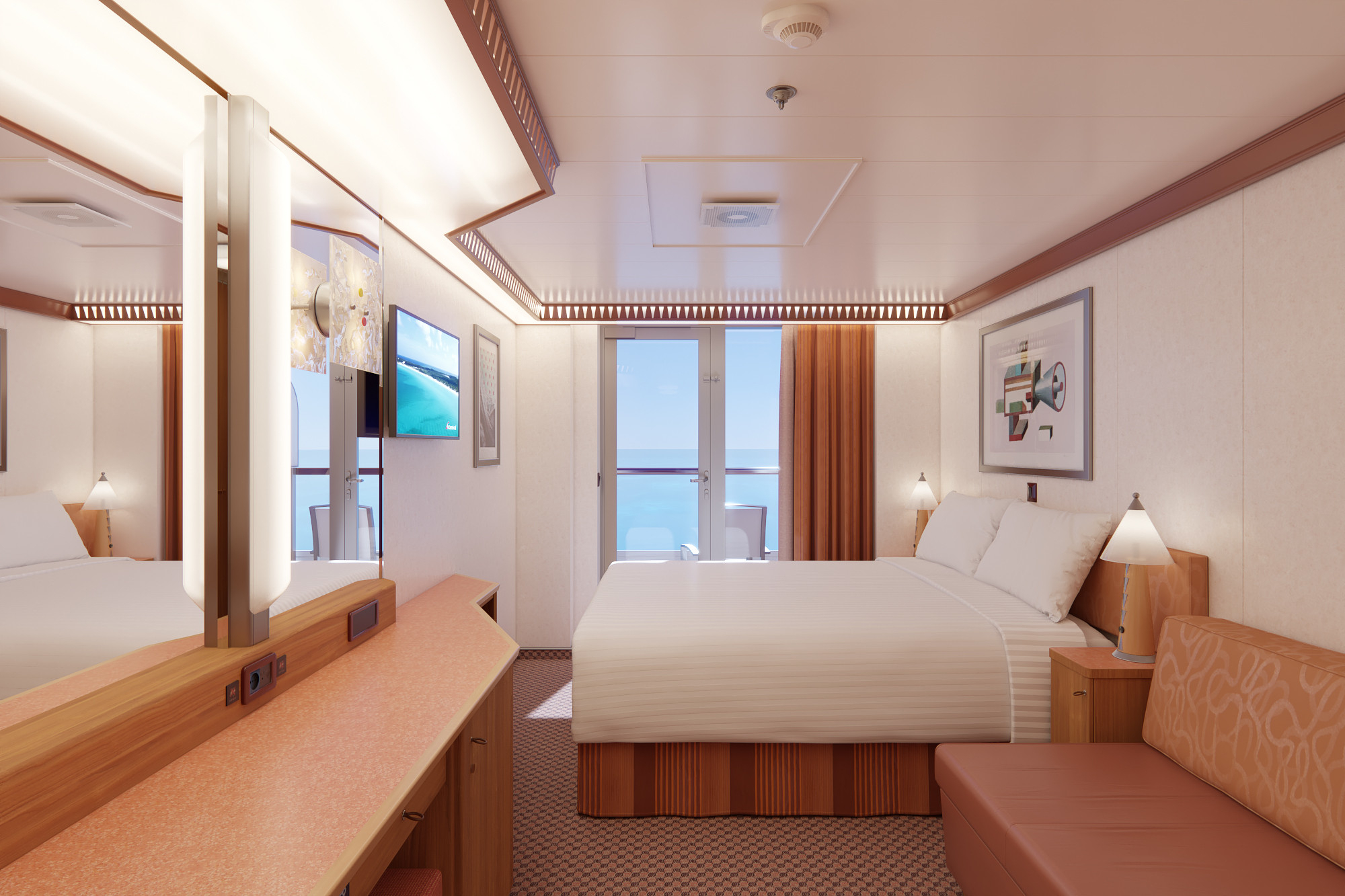 MyCruise Carnival Luminosa Kahytter Balkon 8J1